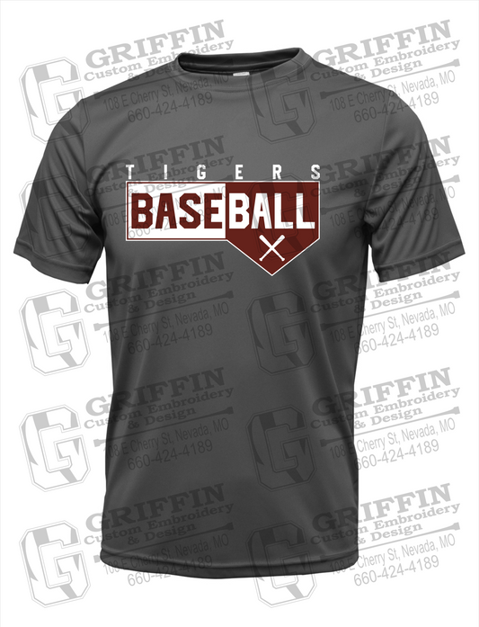 Dry-Fit Short Sleeve T-Shirt - Baseball - Nevada Tigers 24-X