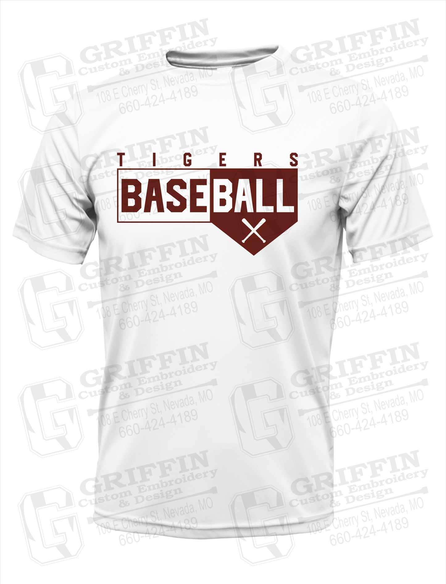 Nevada Tigers 24-X Dry-Fit T-Shirt - Baseball