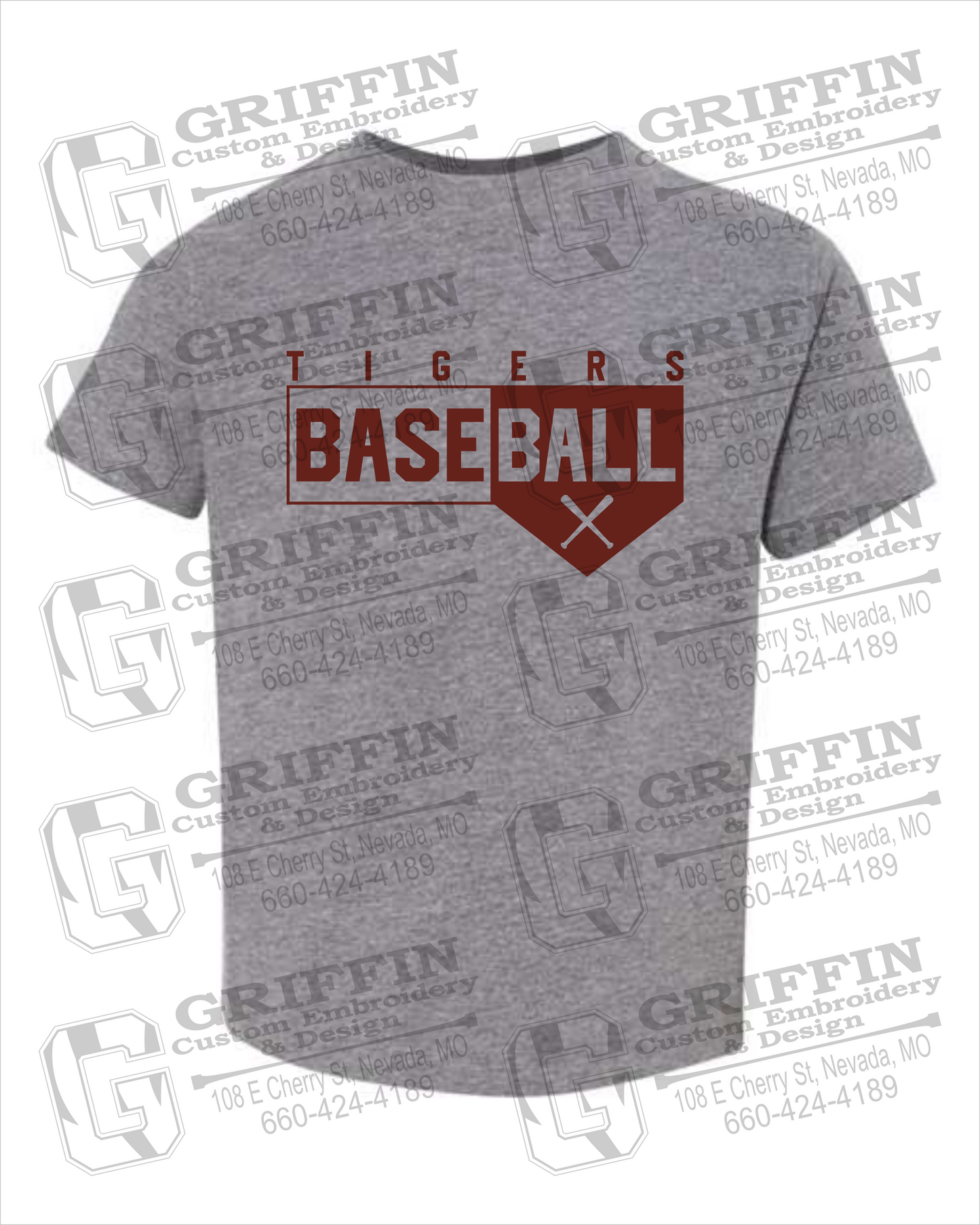 Nevada Tigers 24-X Toddler/Infant T-Shirt - Baseball