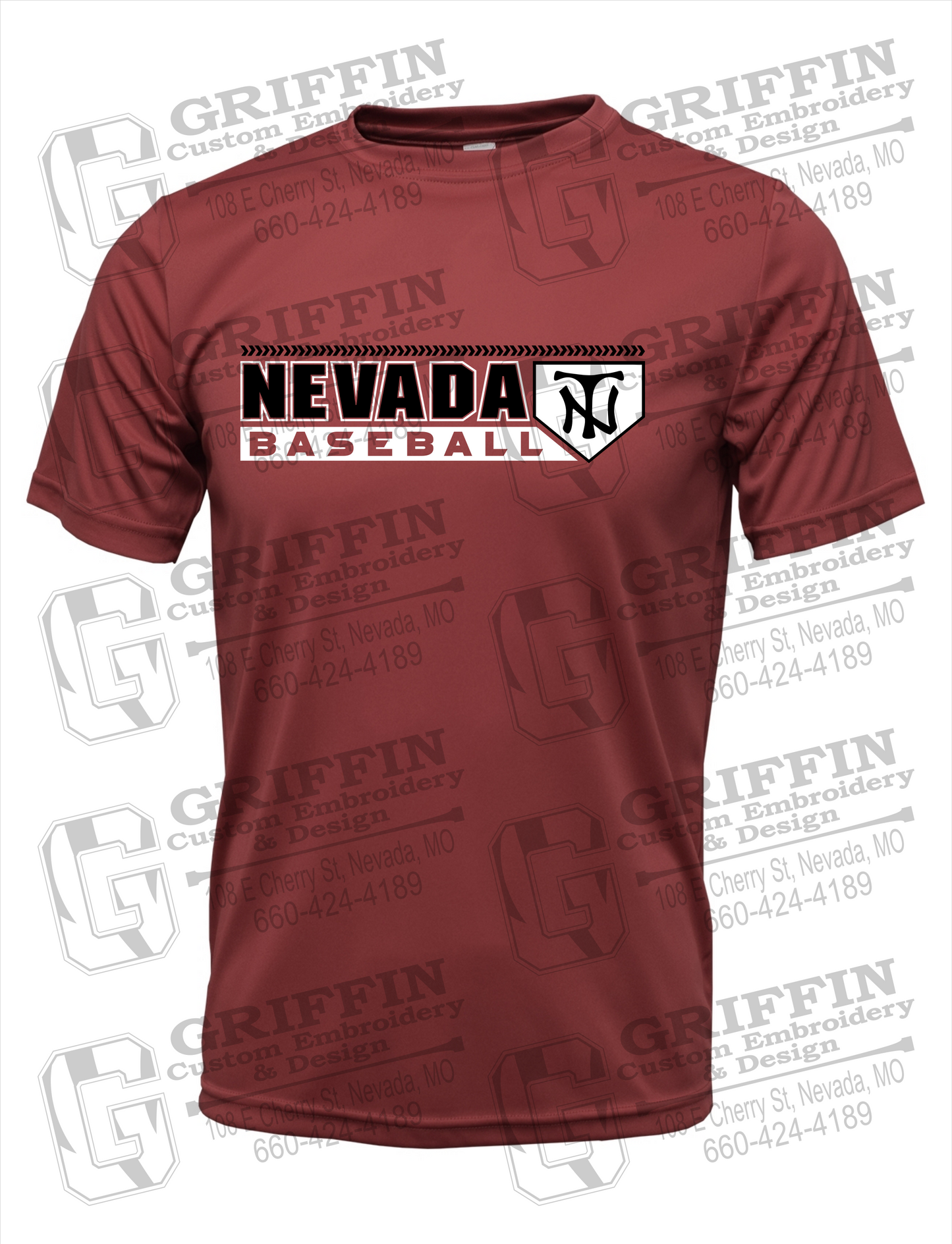 Nevada Tigers 24-Y Dry-Fit T-Shirt - Baseball