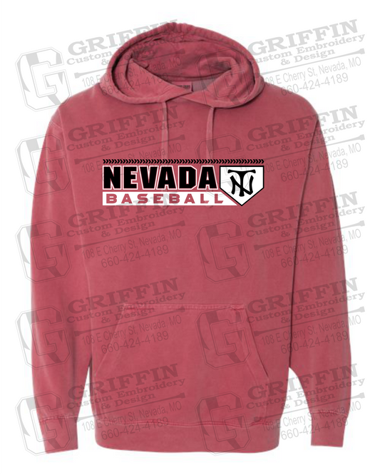 Comfort Colors Hoodie - Baseball - Nevada Tigers 24-Y