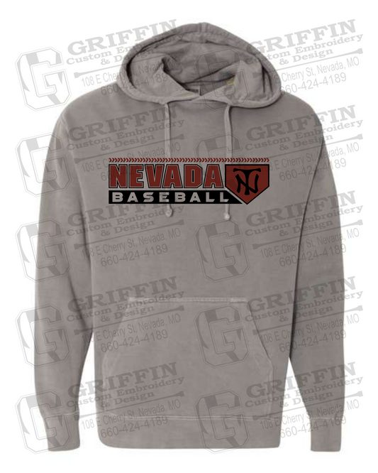 Comfort Colors Hoodie - Baseball - Nevada Tigers 24-Y