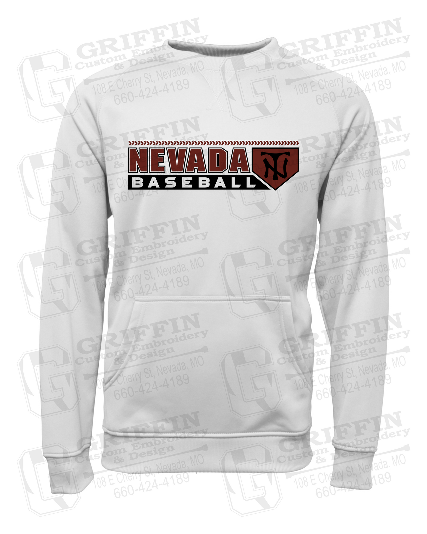 Nevada Tigers 24-Y Youth Sweatshirt - Baseball