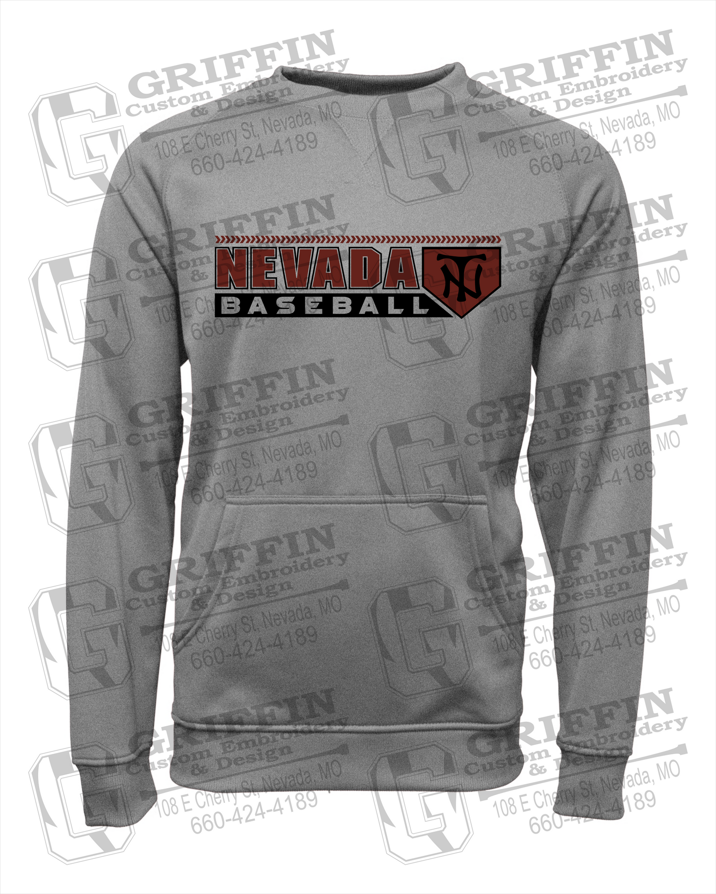 Nevada Tigers 24-Y Youth Sweatshirt - Baseball