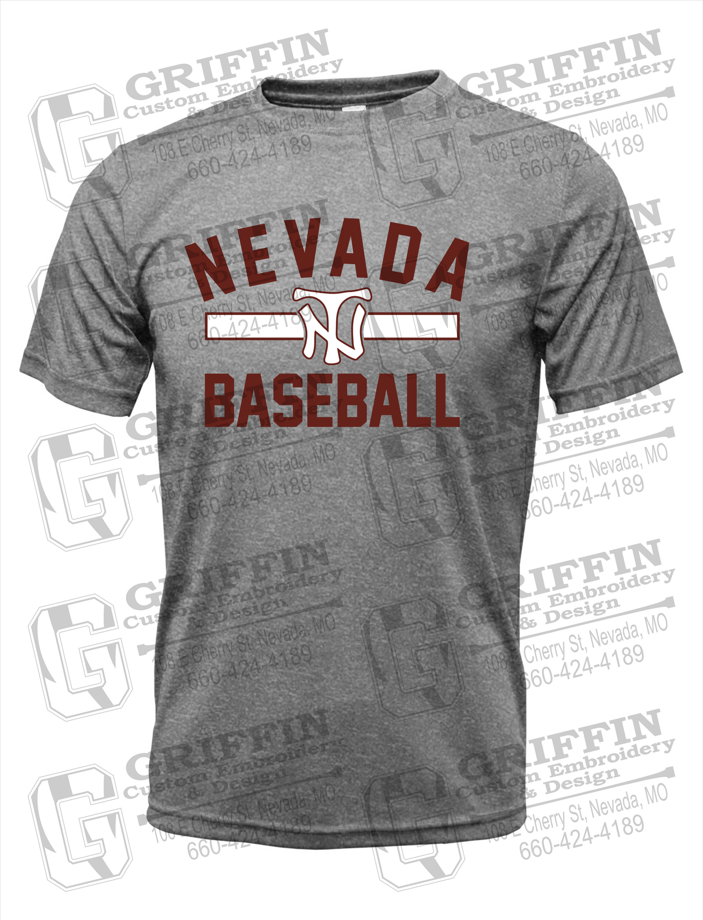 Nevada Tigers 24-Z Dry-Fit T-Shirt - Baseball