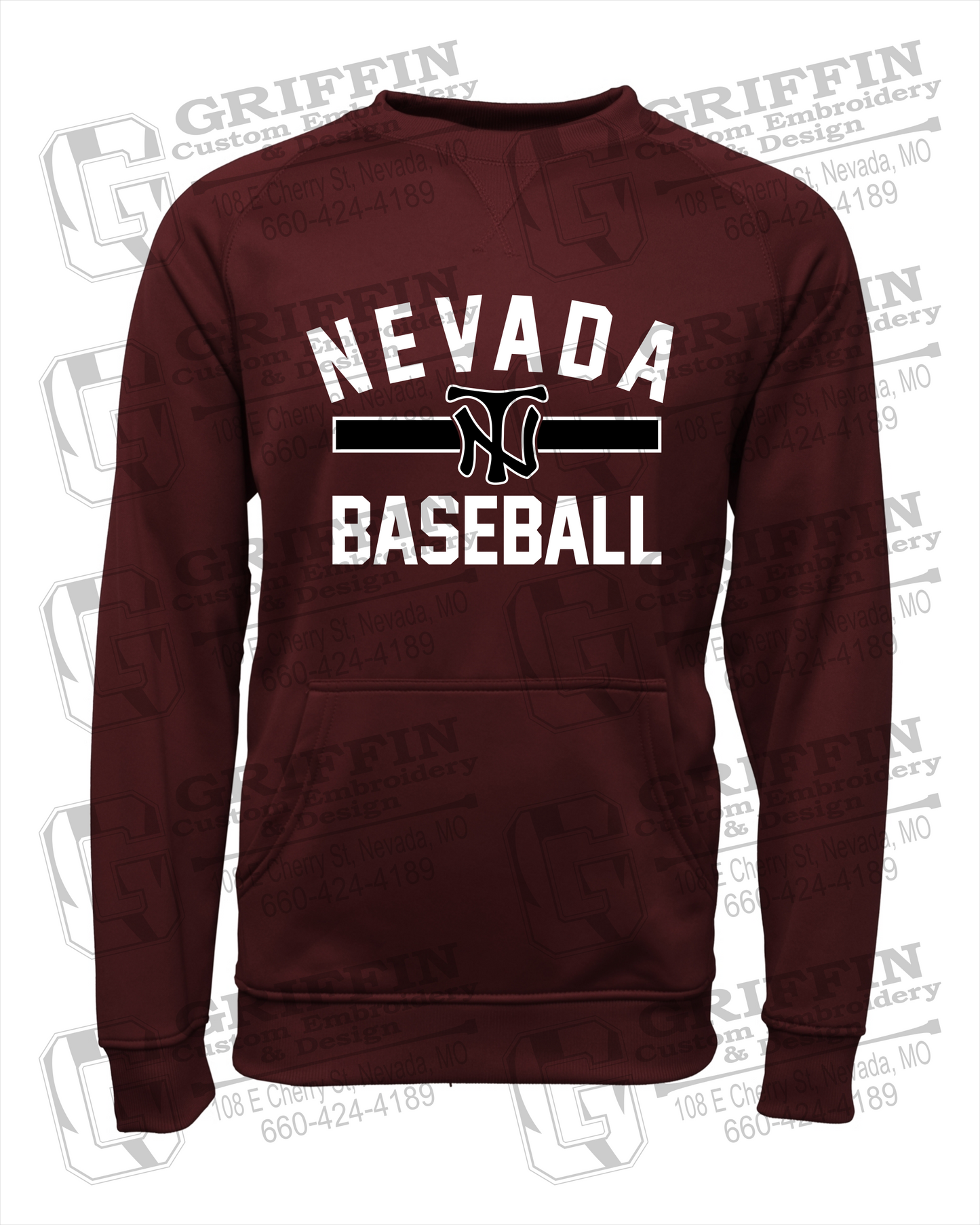 Nevada Tigers 24-Z Youth Sweatshirt - Baseball
