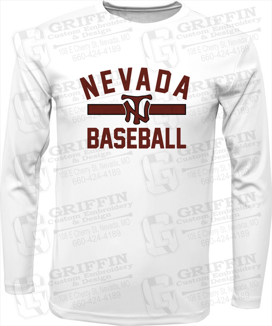 Toddler Dry-Fit Long Sleeve T-Shirt - Baseball - Nevada Tigers 24-Z
