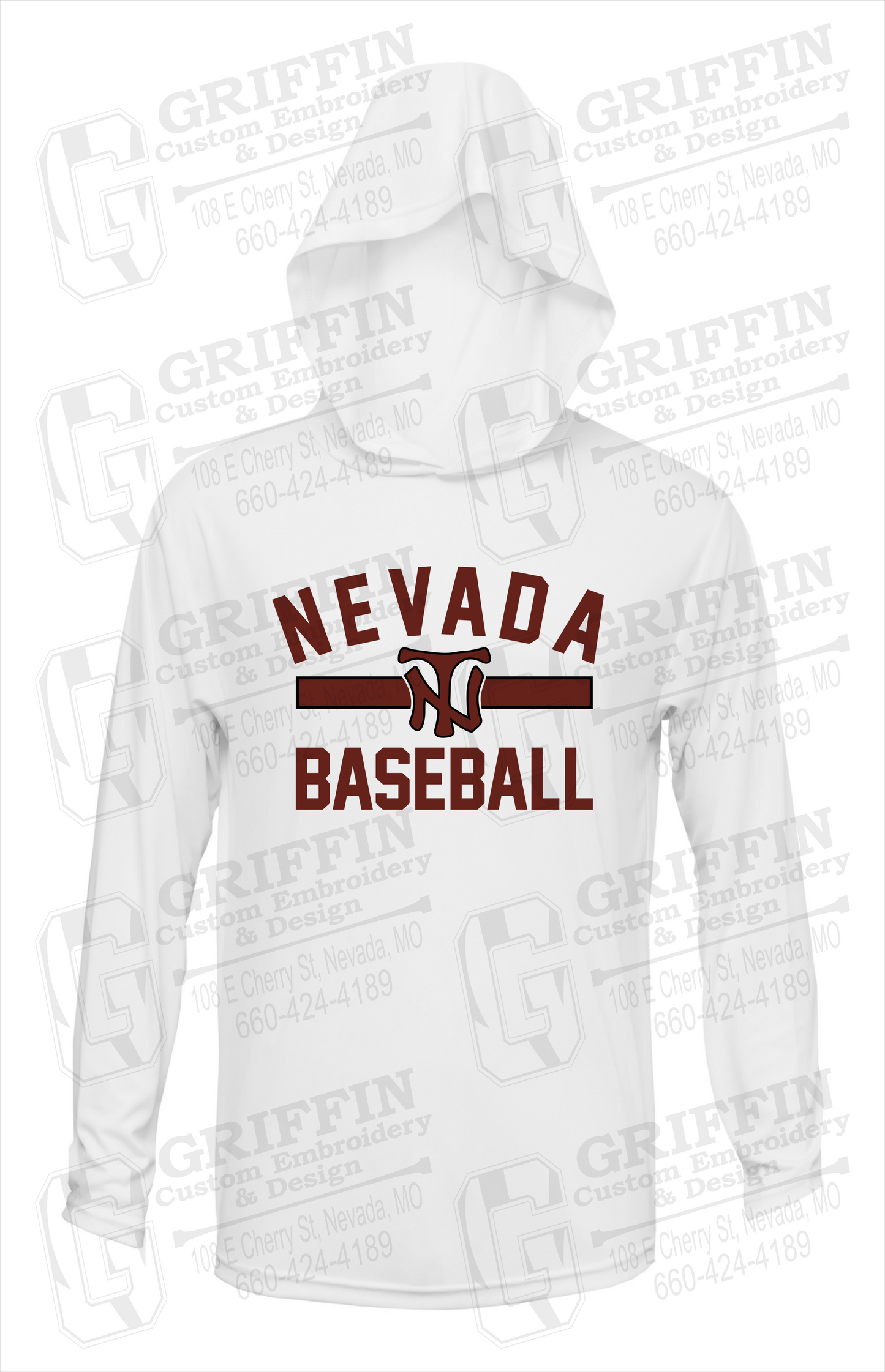 Dry-Fit T-Shirt Hoodie - Baseball - Nevada Tigers 24-Z