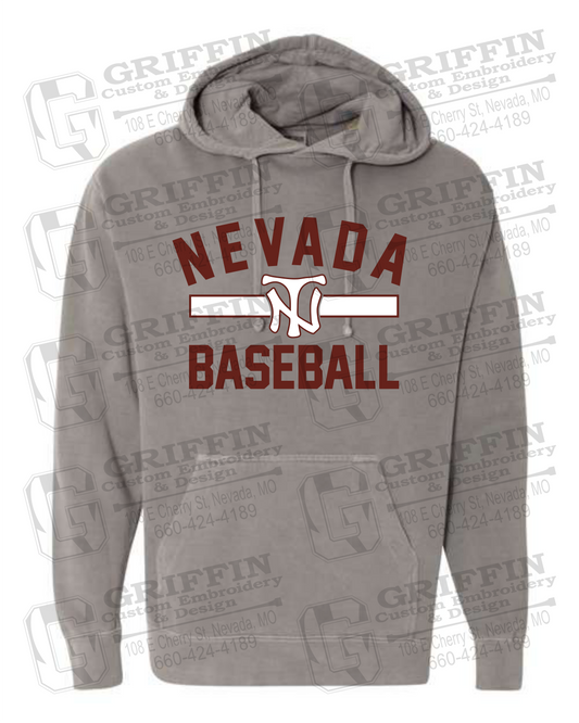 Comfort Colors Hoodie - Baseball - Nevada Tigers 24-Z