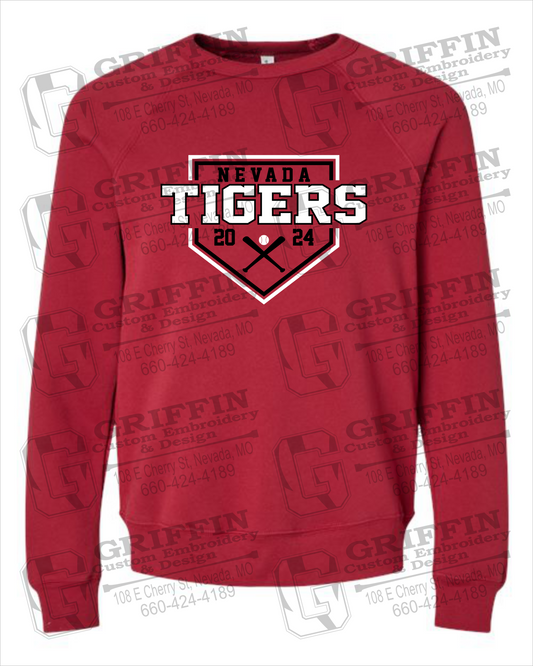 Nevada Tigers 25-A Sponge Fleece Sweatshirt - Baseball