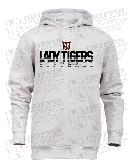 Heavyweight Fleece Hoodie - Softball - Nevada Tigers 25-L