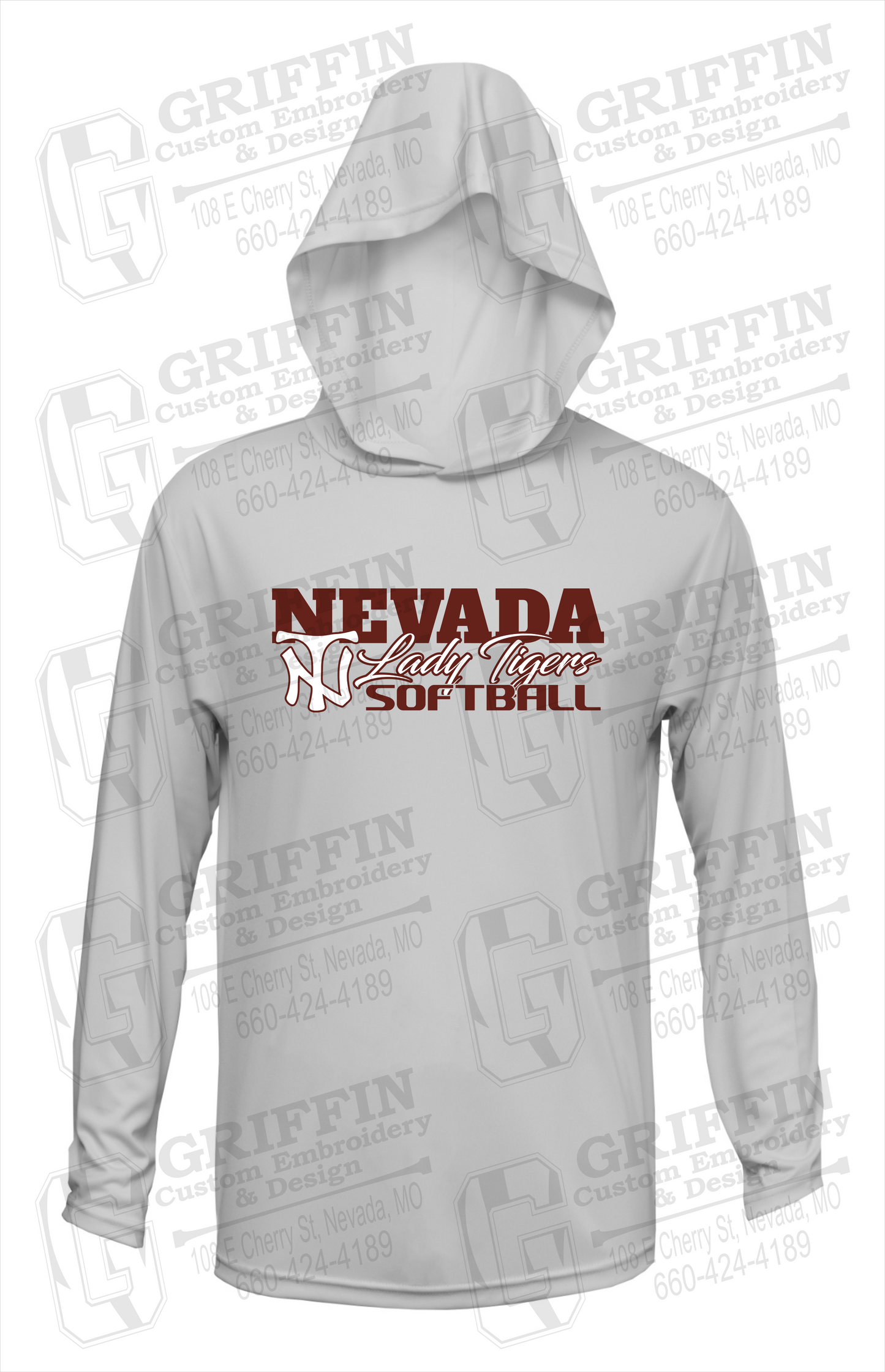 Dry-Fit T-Shirt Hoodie - Softball - Nevada Tigers 25-M