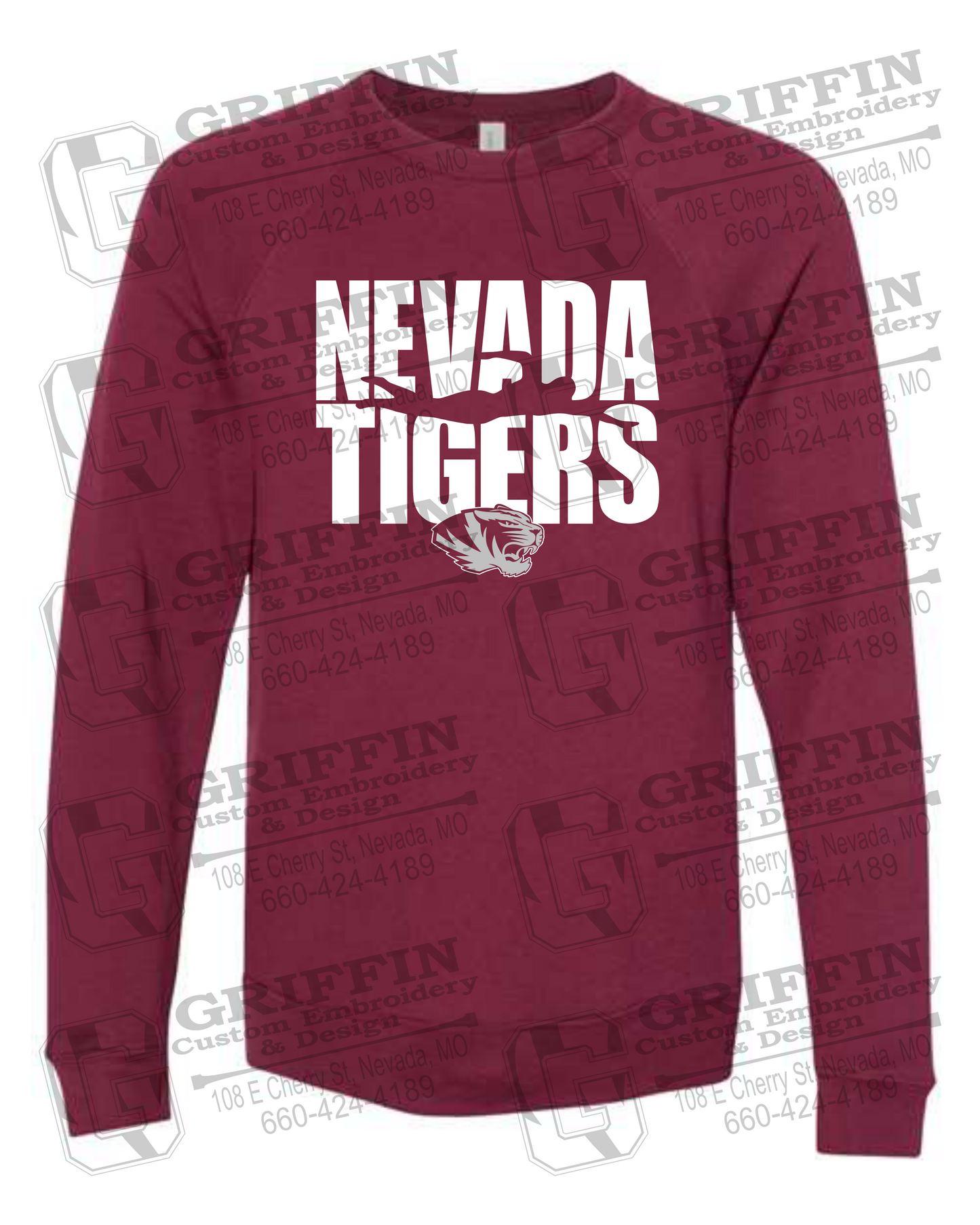 Sponge Fleece Sweatshirt - Swimming - Nevada Tigers 23-N