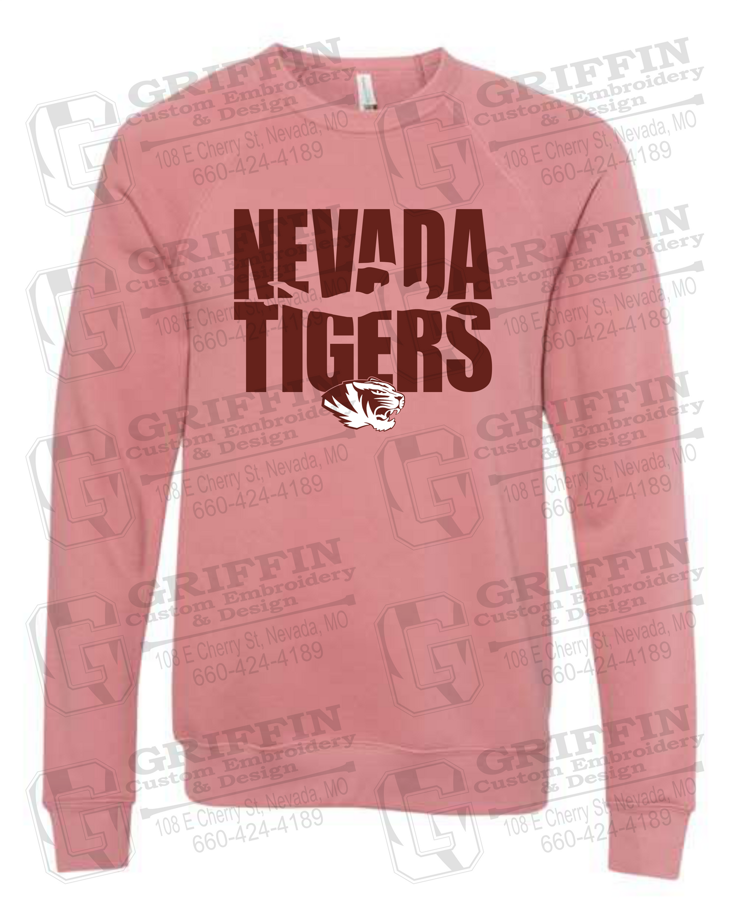 Sponge Fleece Sweatshirt - Swimming - Nevada Tigers 23-N