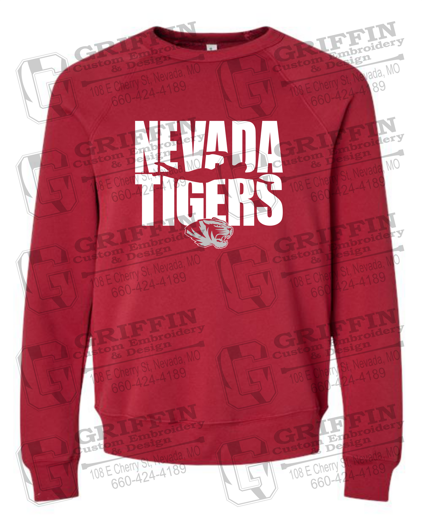 Sponge Fleece Sweatshirt - Swimming - Nevada Tigers 23-N