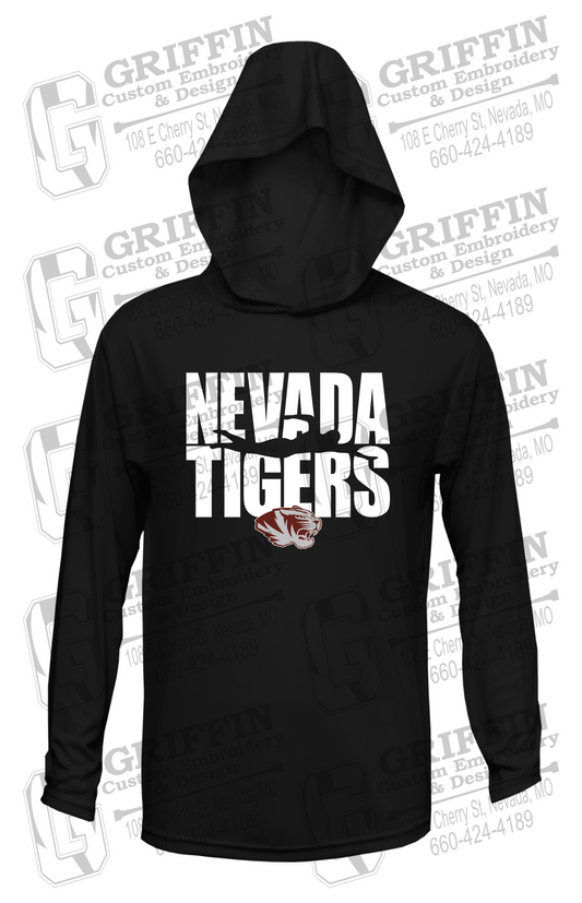 Dry-Fit T-Shirt Hoodie - Swimming - Nevada Tigers 25-N