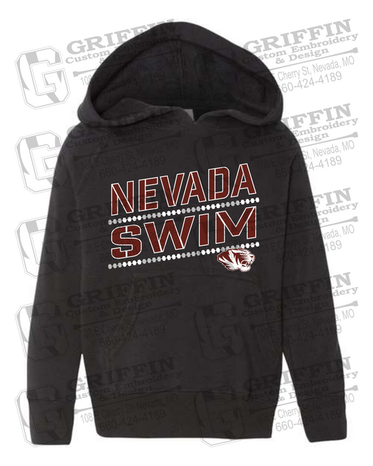 Toddler Hoodie - Swimming - Nevada Tigers 25-O