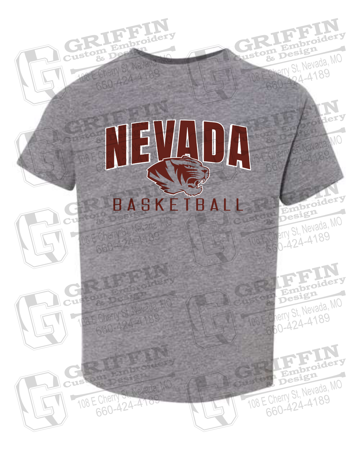 Toddler/Infant T-Shirt - Basketball - Nevada Tigers 25-T