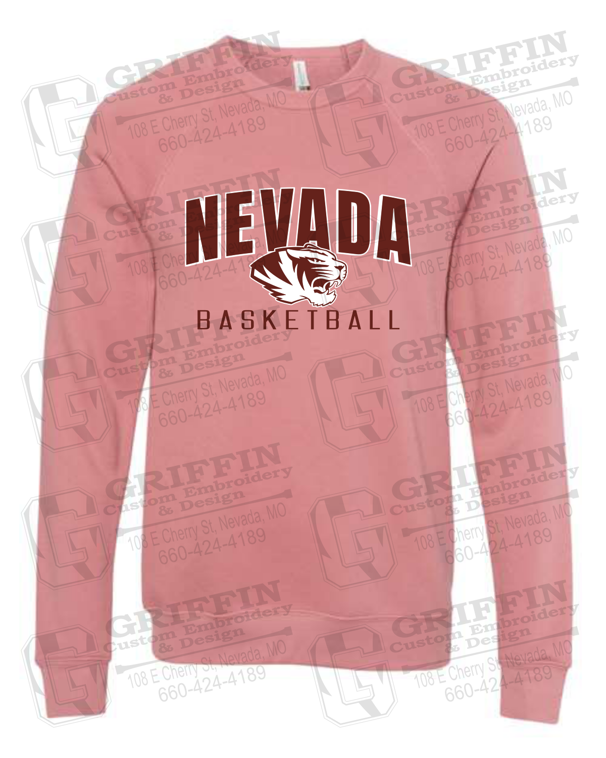 Sponge Fleece Sweatshirt - Basketball - Nevada Tigers 25-T