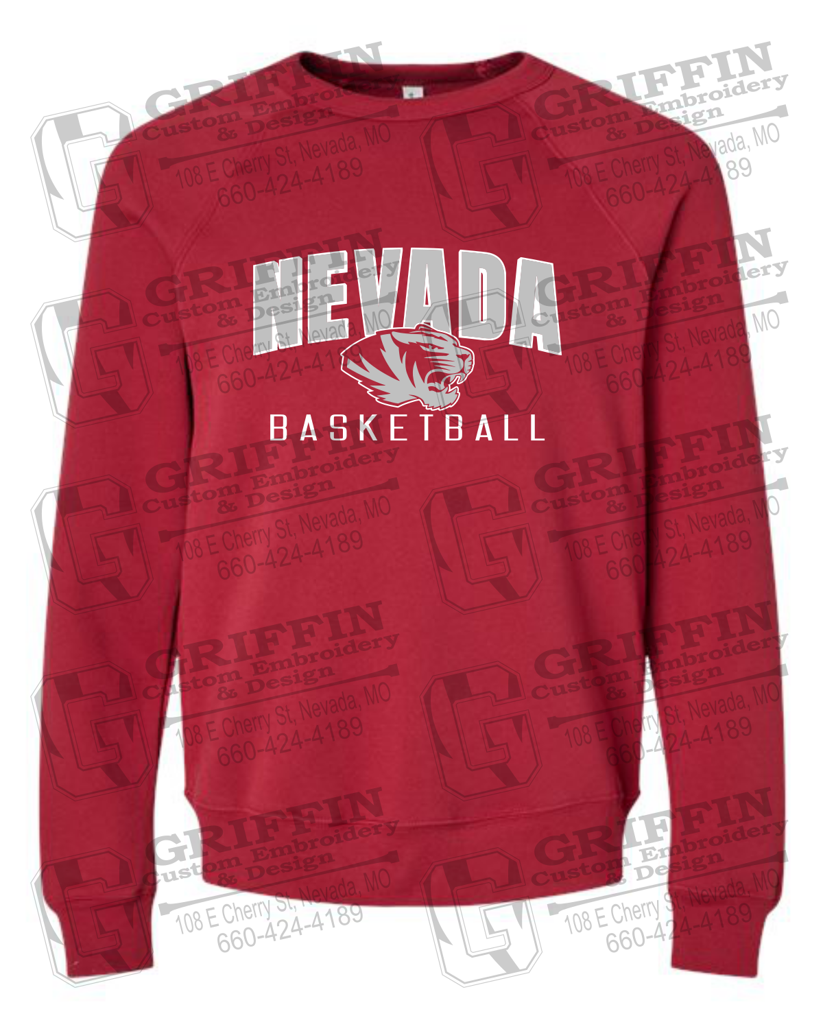 Sponge Fleece Sweatshirt - Basketball - Nevada Tigers 25-T