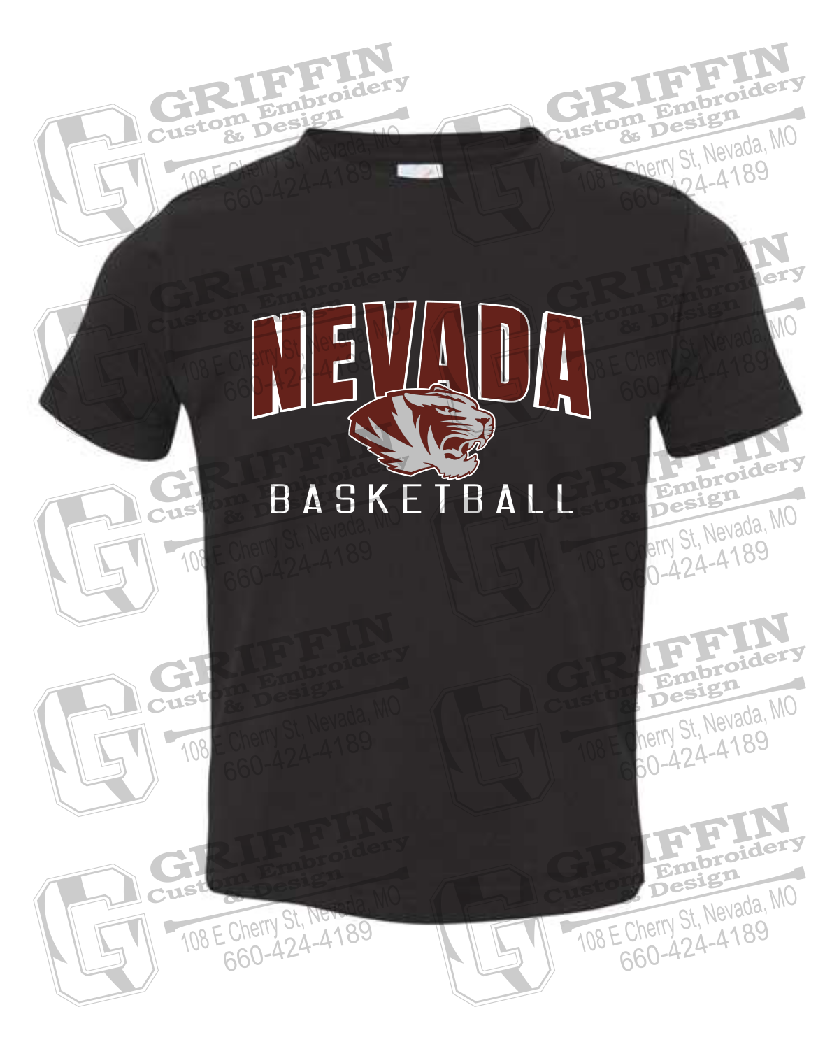 Toddler/Infant T-Shirt - Basketball - Nevada Tigers 25-T