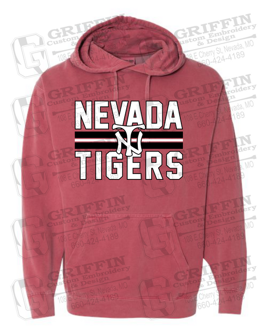 Comfort Colors Hoodie - Baseball - Nevada Tigers 25-U