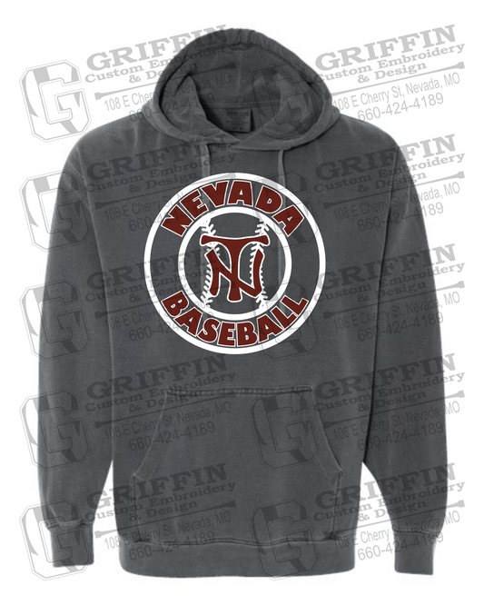 Comfort Colors Hoodie - Baseball - Nevada Tigers 25-W