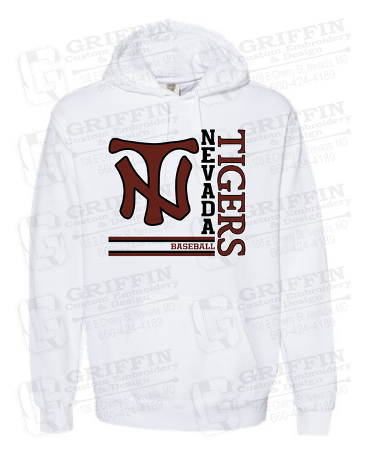 Comfort Colors Hoodie - Baseball - Nevada Tigers 25-X