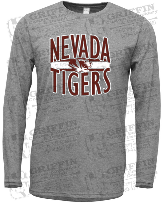 Soft-Tek Long Sleeve T-Shirt - Nevada Tigers 25-Z