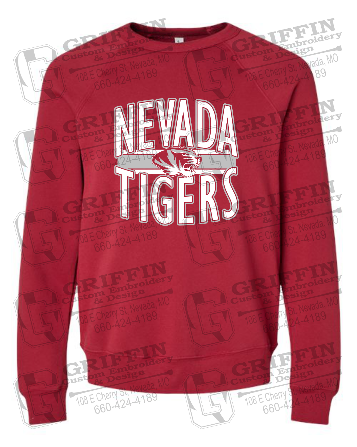 Sponge Fleece Sweatshirt - Nevada Tigers 25-Z