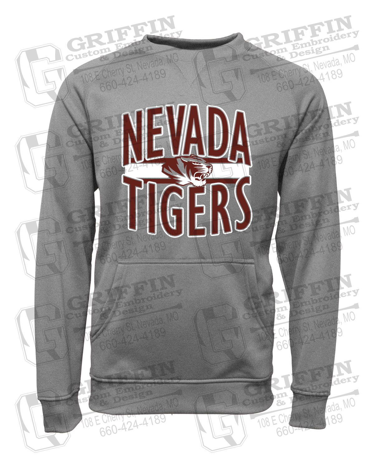 Performance Fleece Sweatshirt - Nevada Tigers 25-Z