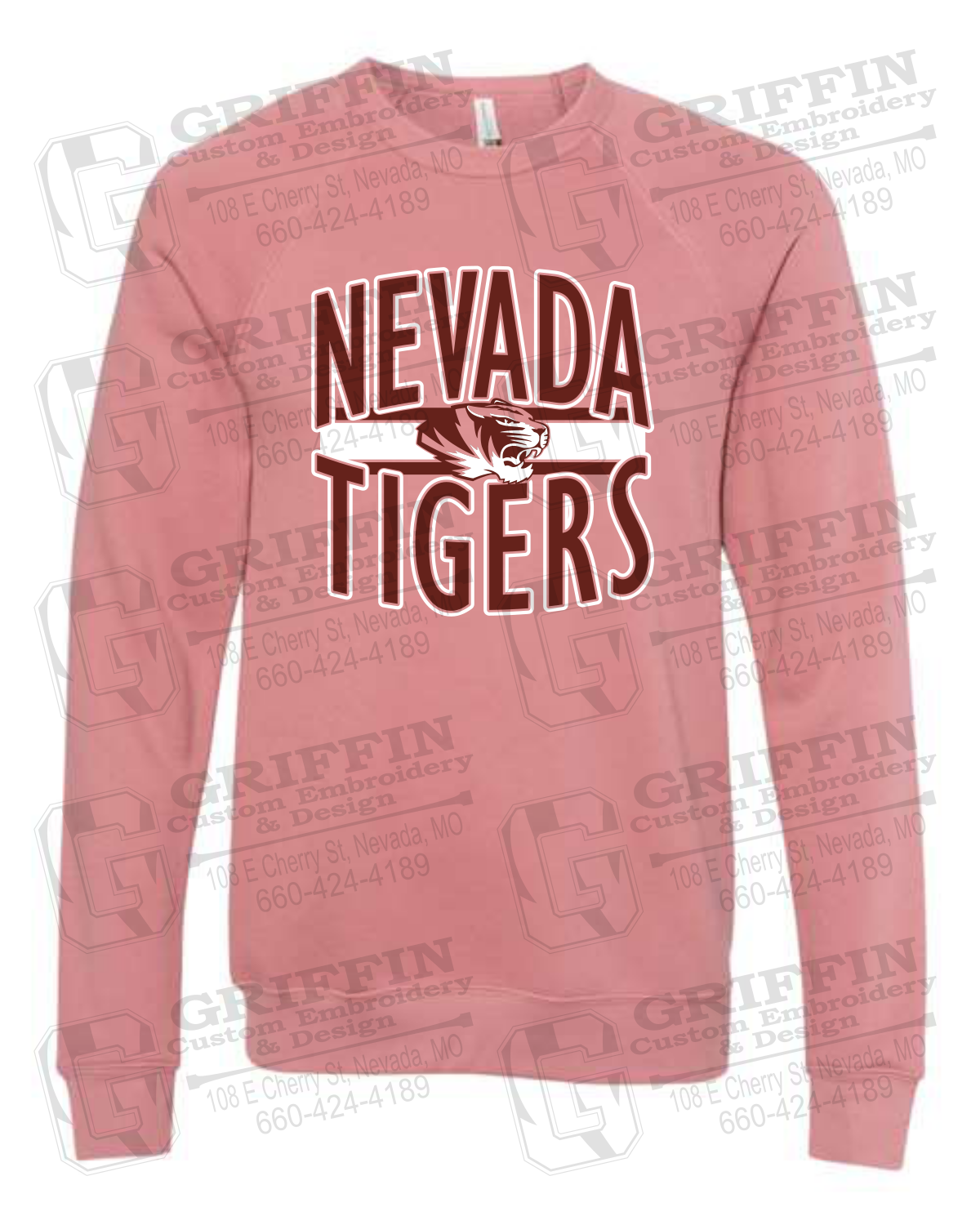 Sponge Fleece Sweatshirt - Nevada Tigers 25-Z