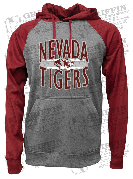 Performance Fleece Raglan Hoodie - Nevada Tigers 25-Z