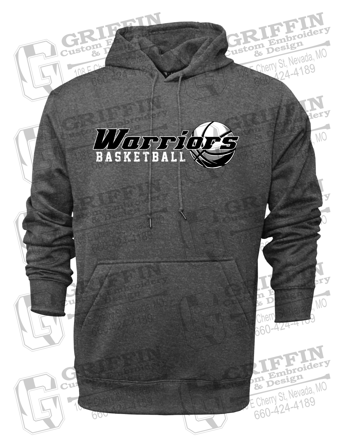 Performance Fleece Hoodie - Warriors Basketball 26-A