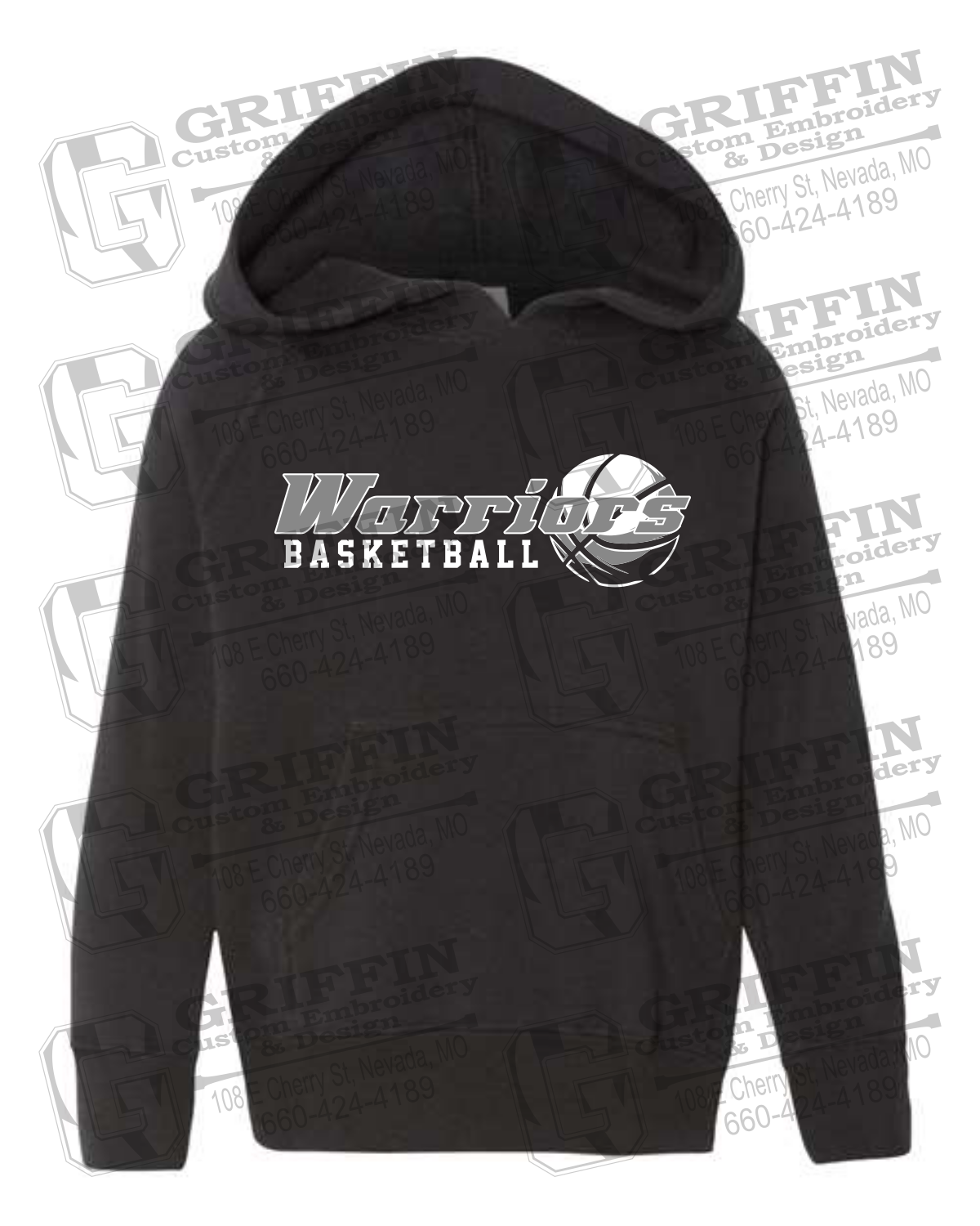 Toddler Hoodie - Warriors Basketball 26-A