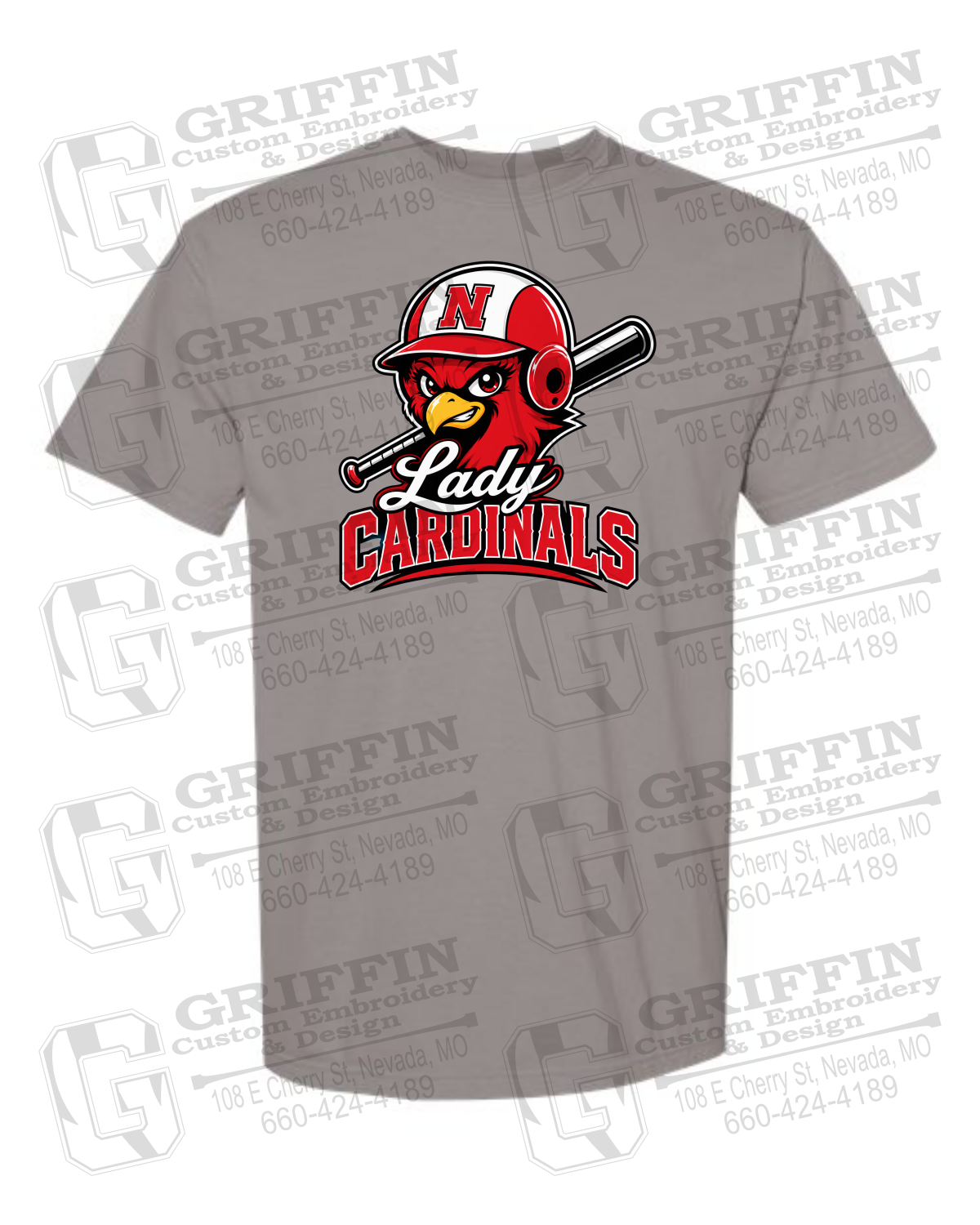 Comfort Colors Short Sleeve T-Shirt - Lady Cardinals Softball 26-A