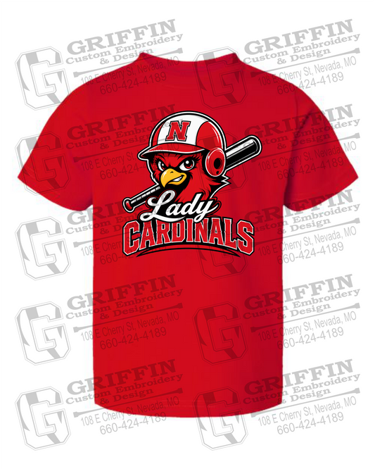 Toddler/Infant Cotton T-Shirt - Lady Cardinals Softball 26-A