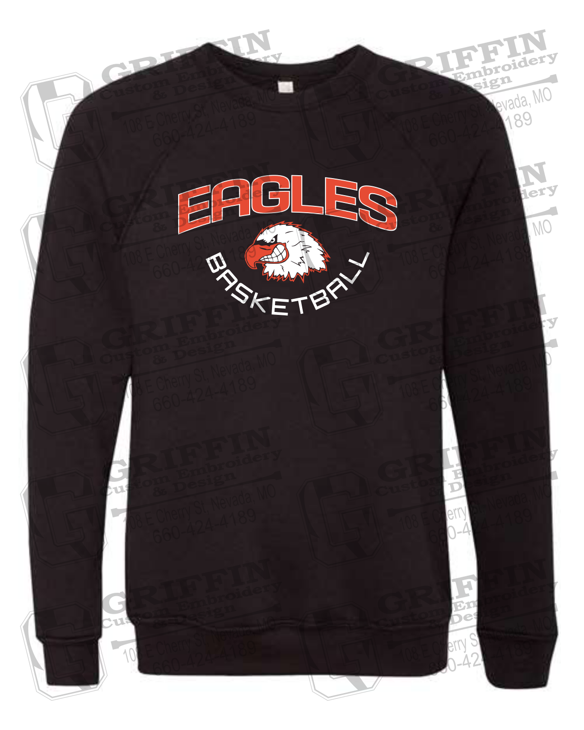 Sponge Fleece Sweatshirt - Basketball - Jasper Eagles 26-A
