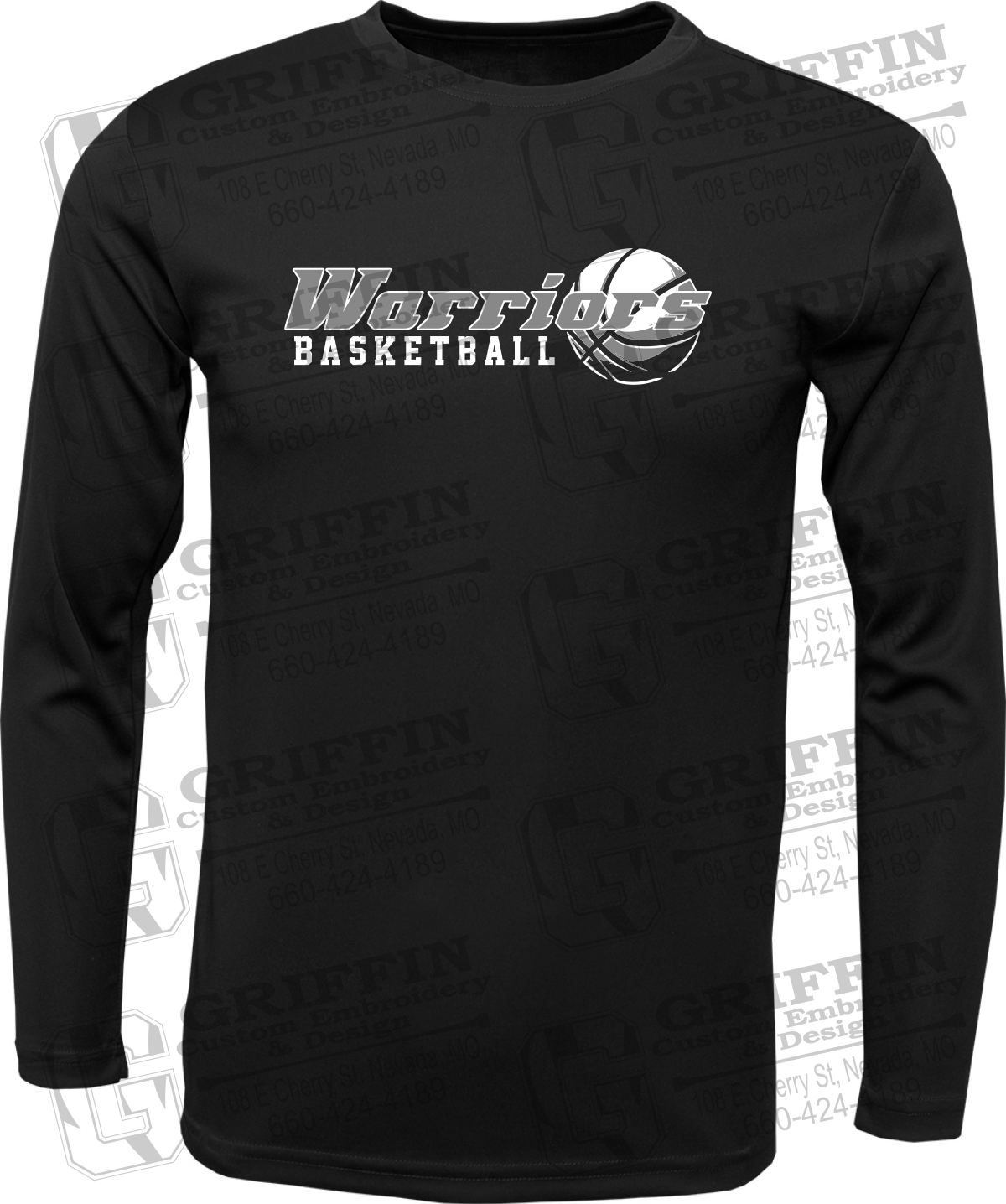 Toddler Dry-Fit Long Sleeve T-Shirt - Warriors Basketball 26-A