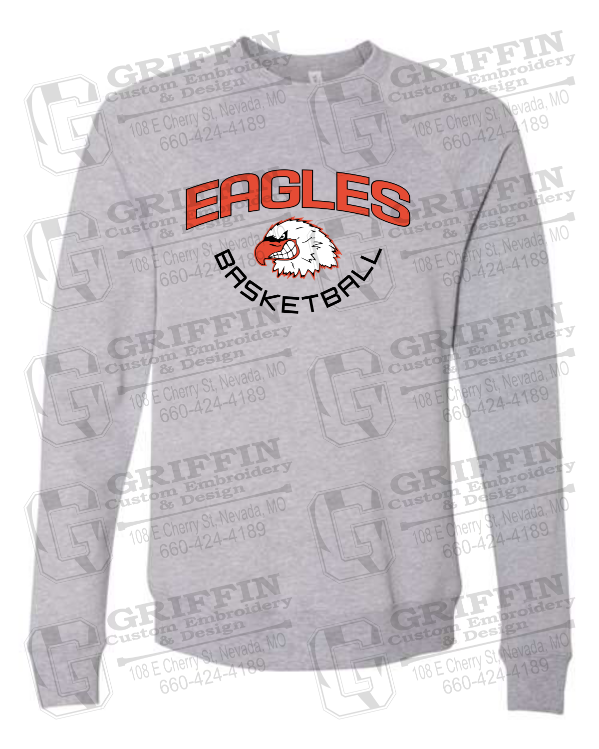 Sponge Fleece Sweatshirt - Basketball - Jasper Eagles 26-A