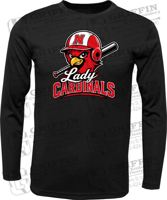 Dry-Fit Long Sleeve T-Shirt - Lady Cardinals Softball 26-A