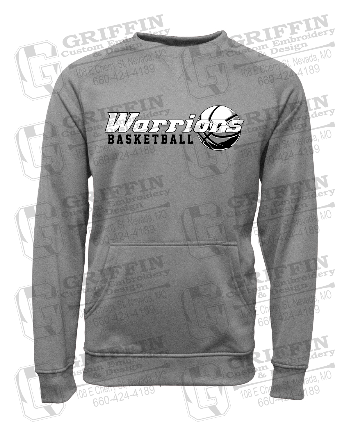 Performance Fleece Sweatshirt - Warriors Basketball 26-A