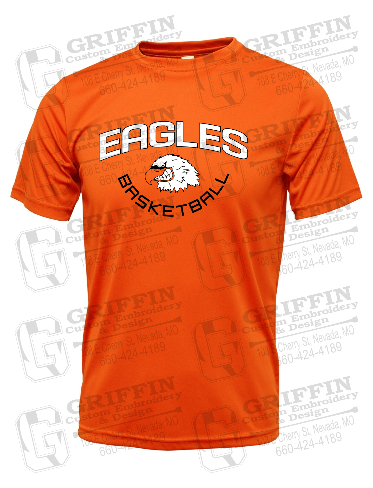 Dry-Fit Short Sleeve T-Shirt - Basketball - Jasper Eagles 26-A