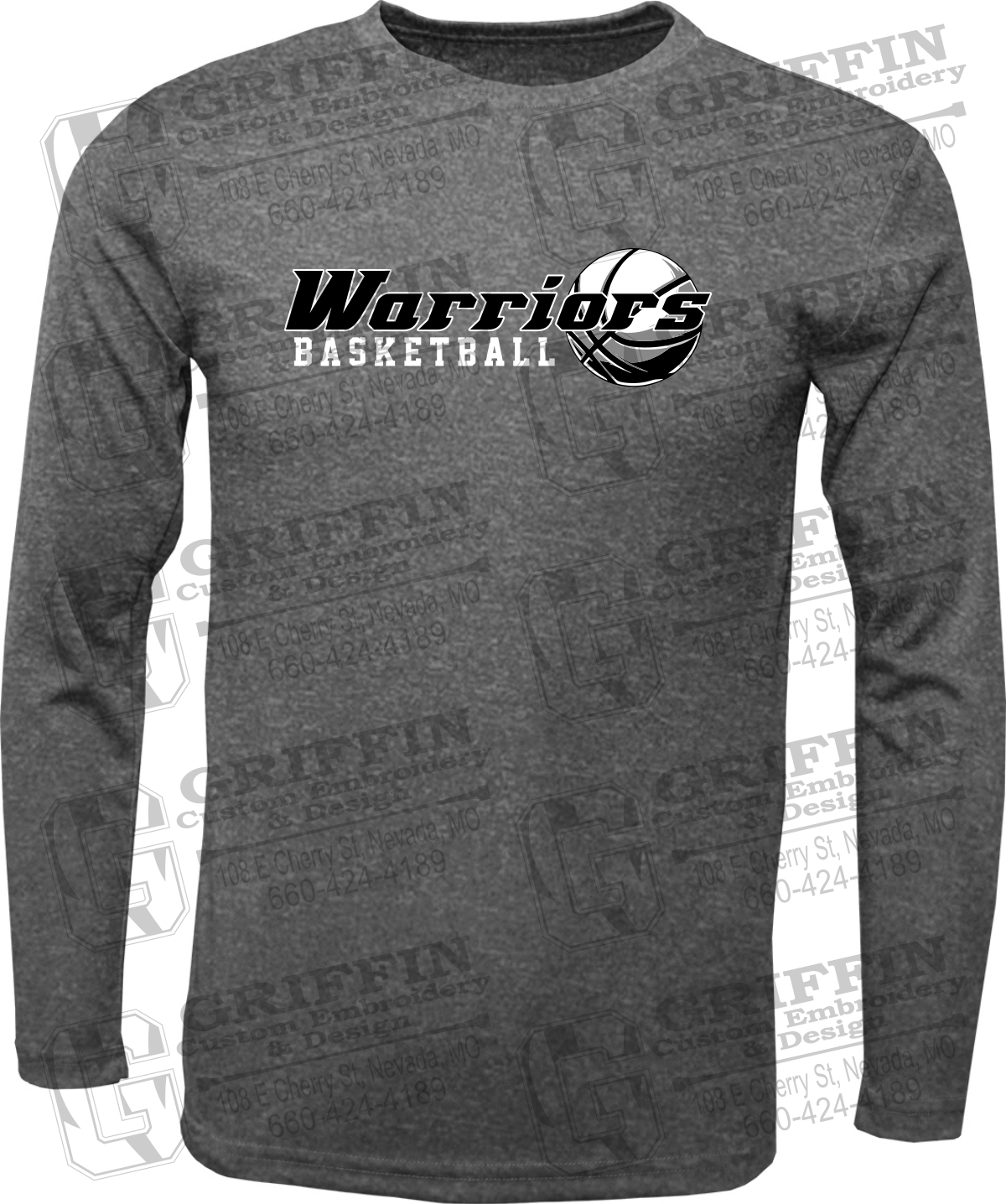Dry-Fit Long Sleeve T-Shirt - Warriors Basketball 26-A