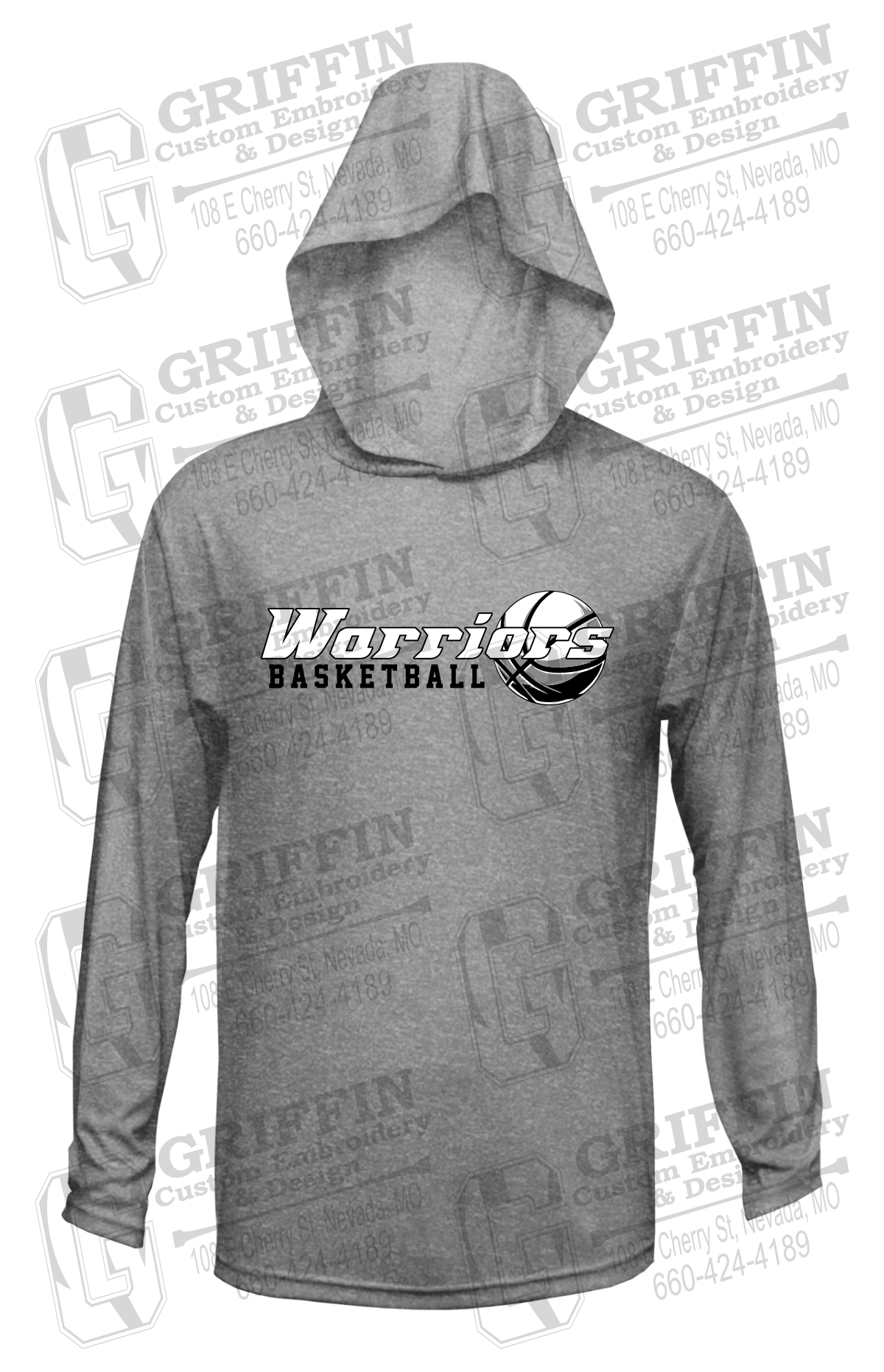 Dry-Fit T-Shirt Hoodie - Warriors Basketball 26-A