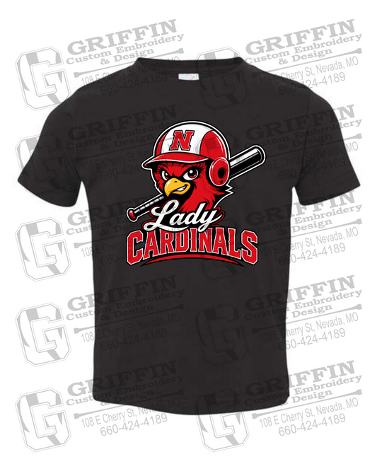 Toddler/Infant Cotton T-Shirt - Lady Cardinals Softball 26-A
