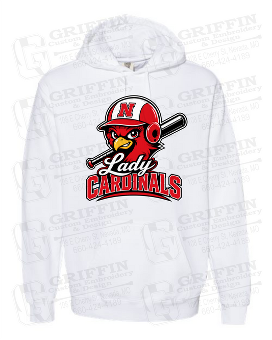 Comfort Colors Hoodie - Lady Cardinals Softball 26-A