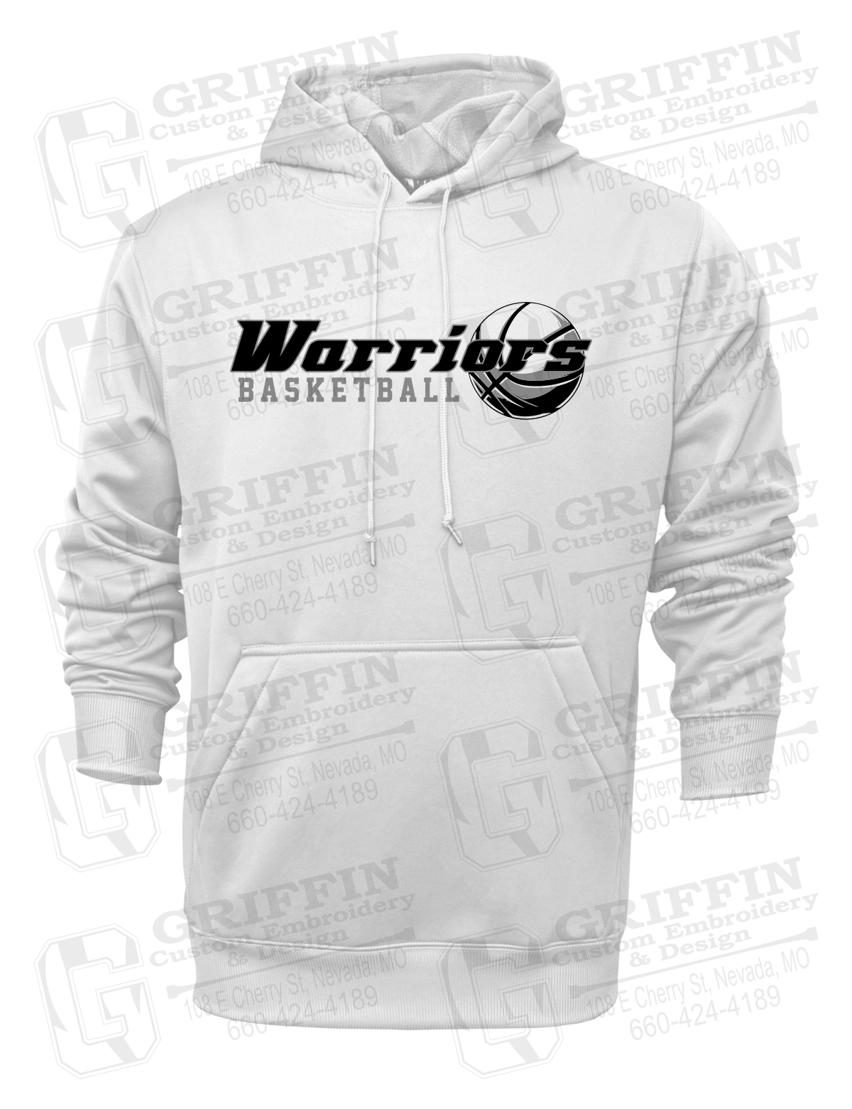 Performance Fleece Hoodie - Warriors Basketball 26-A