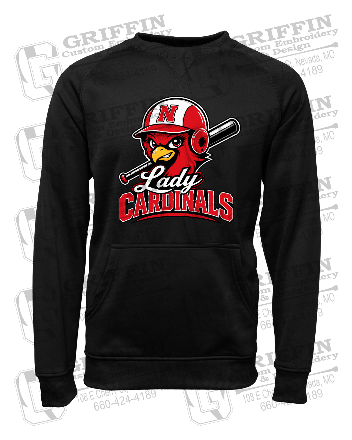 Performance Fleece Sweatshirt - Lady Cardinals Softball 26-A