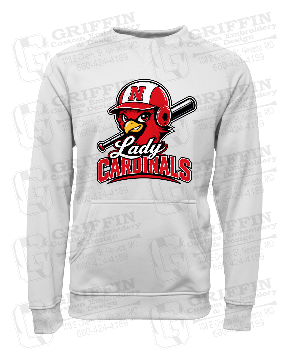 Performance Fleece Sweatshirt - Lady Cardinals Softball 26-A